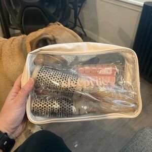 Sleepy Tie Hair Accessory Set - Black and Pink